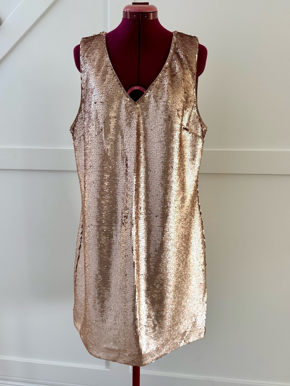 Banana Republic V-neck Sequin Dress Size 16